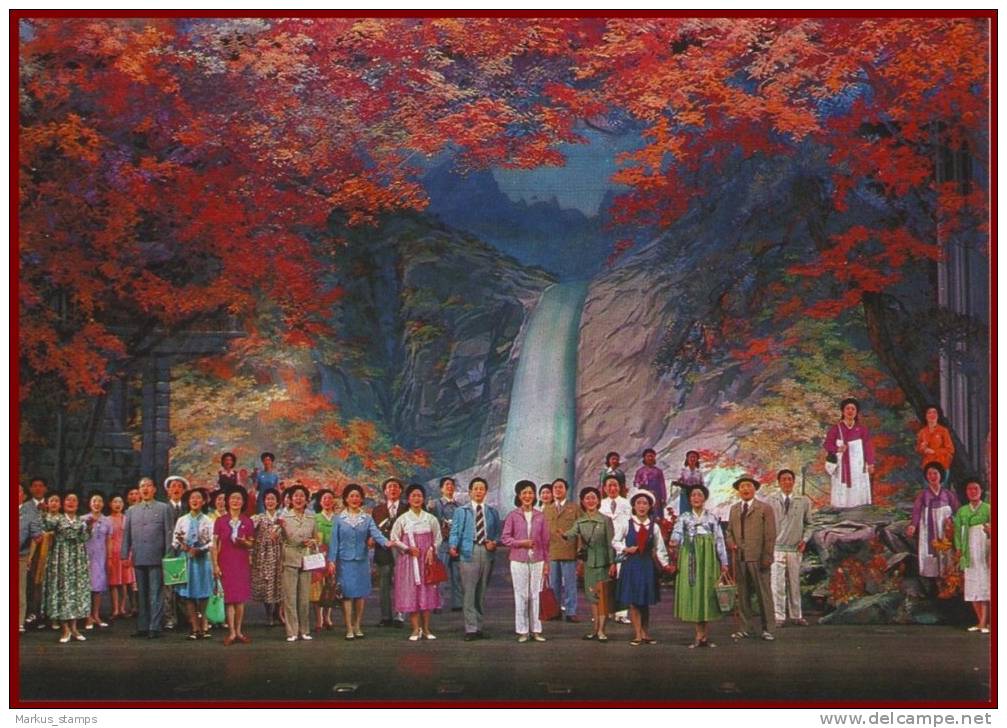 DPR North Korea - Musical Propaganda booklet with 10 postcards, patriotic dance & opera, ballet