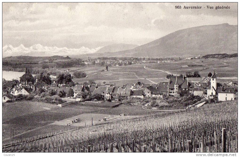 SUISSE - AUVERNIER - Vue Générale - Auvernier