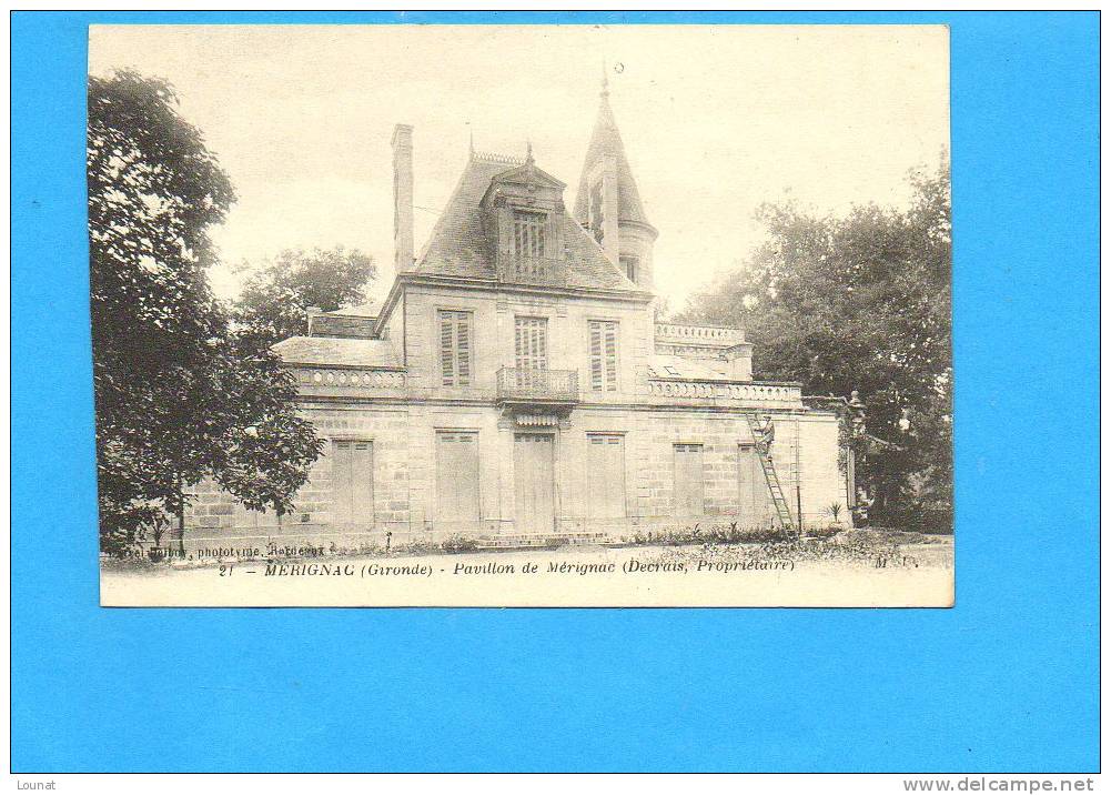 33 MERIGNAC - Pavillon De Mérignac (carte Coupée) - Merignac