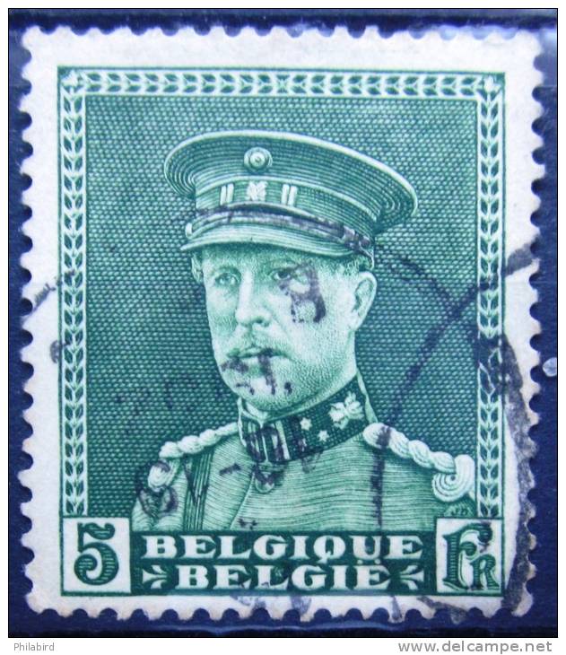 BELGIQUE         N°  323          OBLITERE - 1931-1934 Quepis