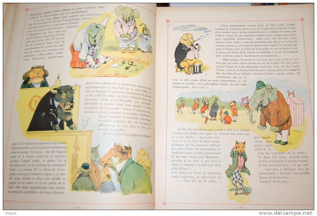 GALLAND G " UN SHERLOCK HOLMES A QUATRE PATTES " Illustrations De  R. De La NEZIERE (col8a) - Original Drawings