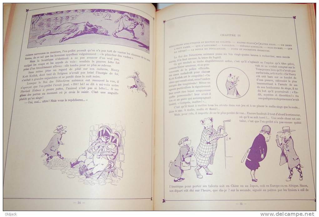 GALLAND G " UN SHERLOCK HOLMES A QUATRE PATTES " Illustrations de  R. de la NEZIERE (col8a)