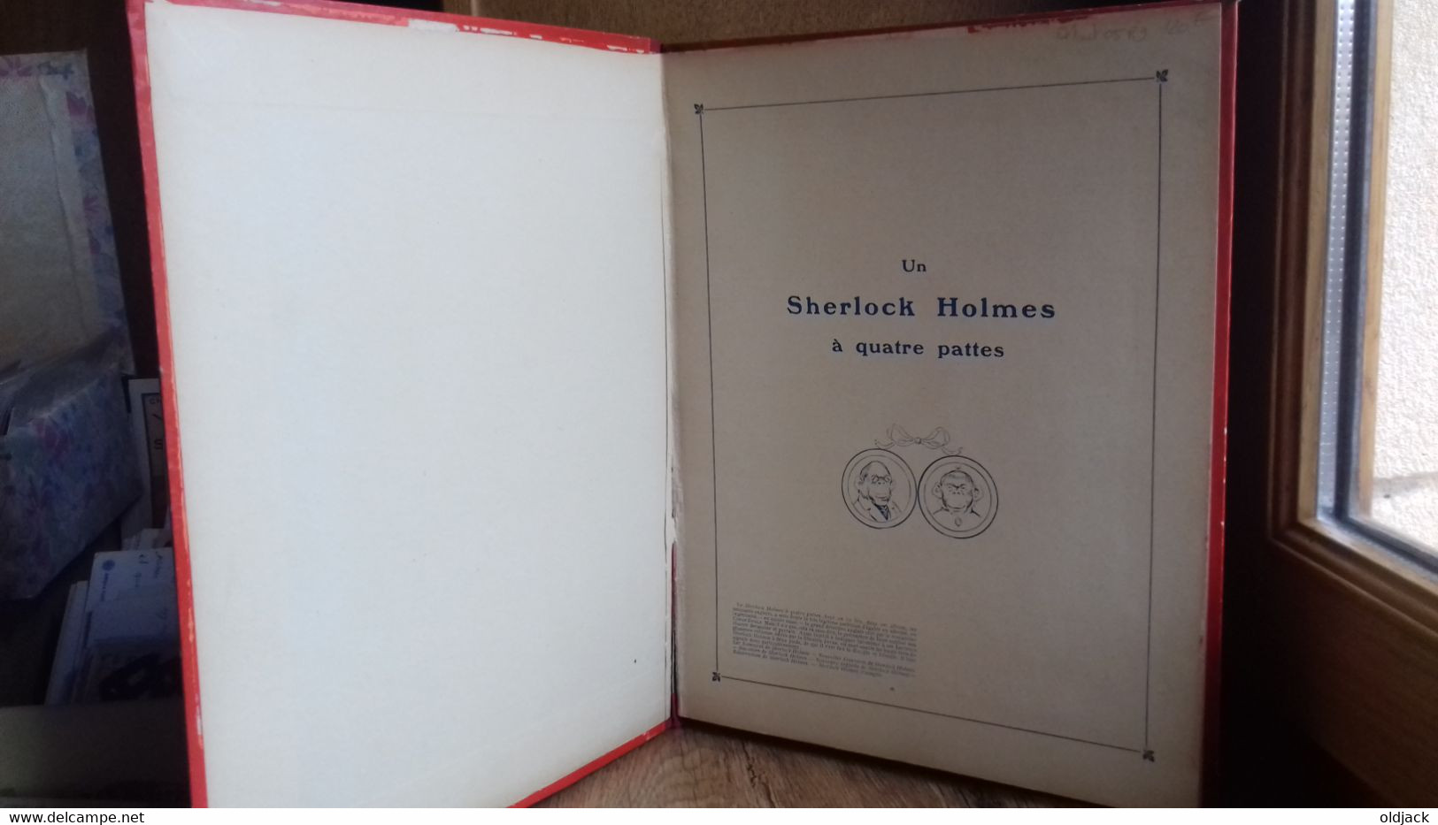 GALLAND G " UN SHERLOCK HOLMES A QUATRE PATTES " Illustrations de  R. de la NEZIERE (col8a)