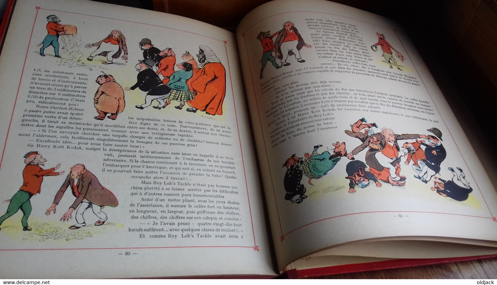 GALLAND G " UN SHERLOCK HOLMES A QUATRE PATTES " Illustrations de  R. de la NEZIERE (col8a)