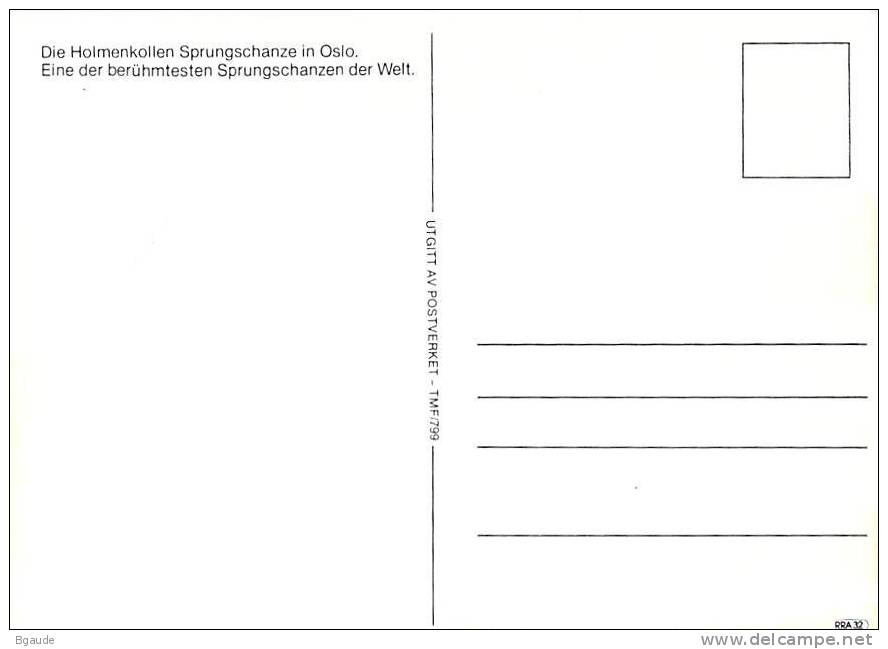 NORVEGE  CARTE PHILATELIQUE  NUM.YVERT 810 SPORT SKI NORDIQUE CHAMPIONNAT DU MONDE - Maximum Cards & Covers