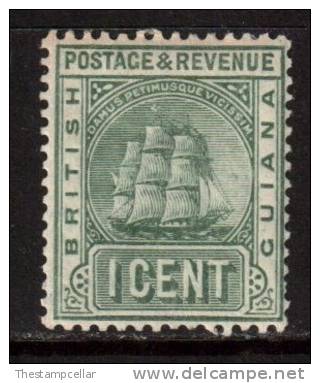 British Guyana Scott 160 - SG240, 1905 Multiple Crown CA 1c MH* - Brits-Guiana (...-1966)