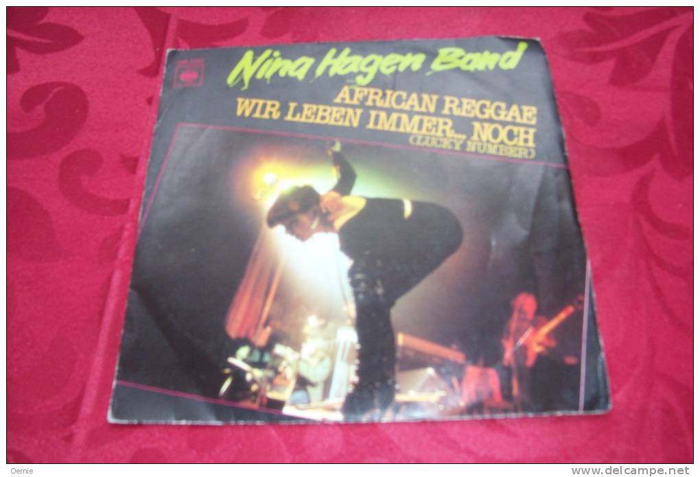 NINA  HAGEN   °  AFRICAN REGGAE  /  WIR LEBEN IMMER   NOCH  LUCKY NUMBER - Autres - Musique Allemande