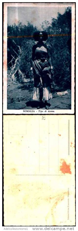 9260) CARTOLINA DDELLA SOMALIA-- 1902 -  Tipo Di Donna AFRICANA-NUOVA - Somalia