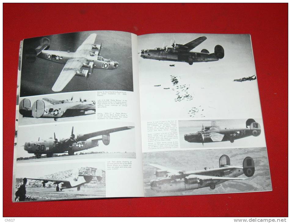MILITARIA  WW 2  AVIATION AIRCAM AVIATION SERIES N°S13 BOMBARDIER B24 LIBERATOR 1941/45 EDITION 1972 - Fliegerei