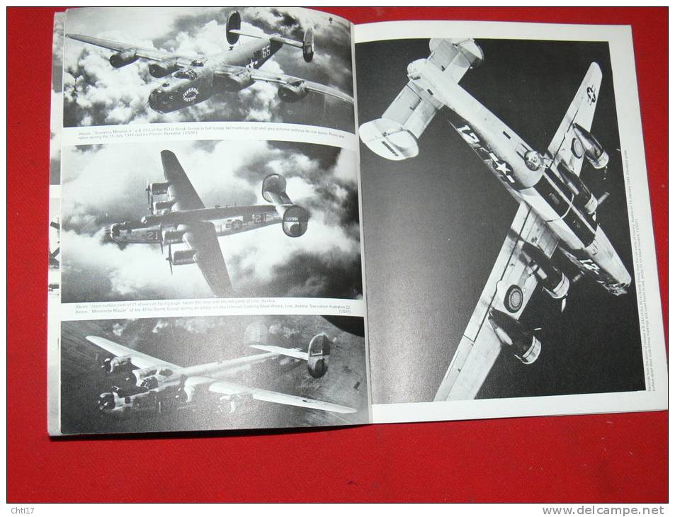 MILITARIA  WW 2  AVIATION AIRCAM AVIATION SERIES N°S13 BOMBARDIER B24 LIBERATOR 1941/45 EDITION 1972