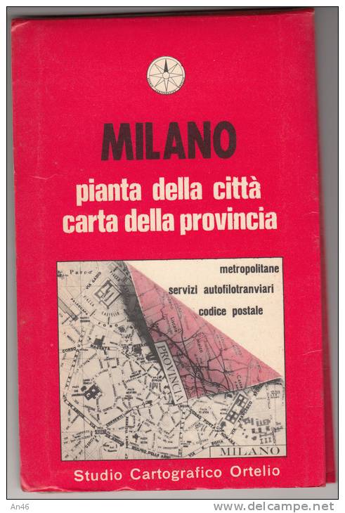 LIBRETTO BOOKLET SMALL BOOK MILANO PIANTINA GENERALE DETTAGLIATA - Europa