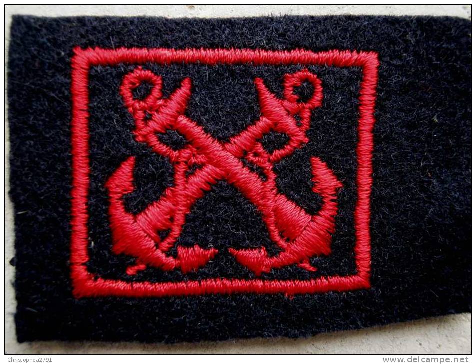 INSIGNE TISSUS PATCH DE LA MARINE NATIONALE " NAVIGATEUR " ETAT EXCELLENT - Navy