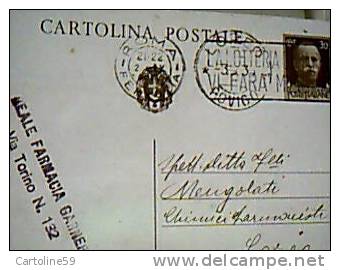 ROMA CARD TIMBRO FARMACIA REALE GARNIERI VB1936 TARGHETTA LA LOTTERIA VI FARA MILIONARI  EA8428 - Santé & Hôpitaux