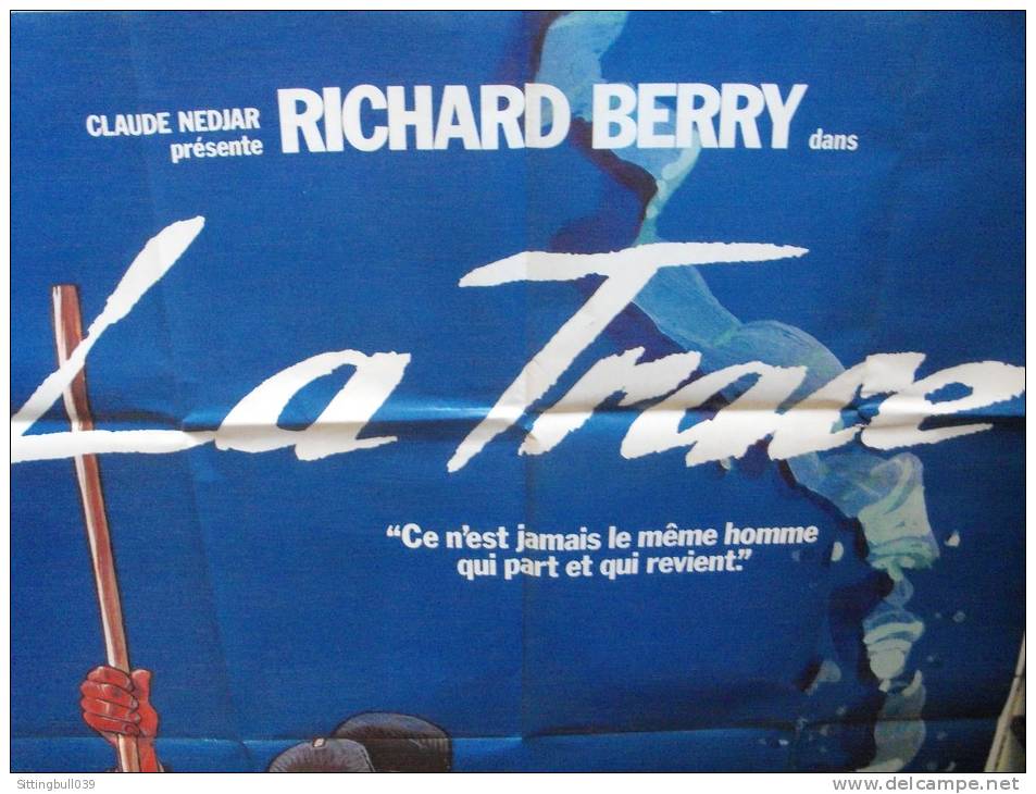 MOEBIUS. Très Belle Illustration Pour L'Affiche Du Film LA TRACE. Un Film De B. Favre Avec Richard Berry. 1983 - Posters