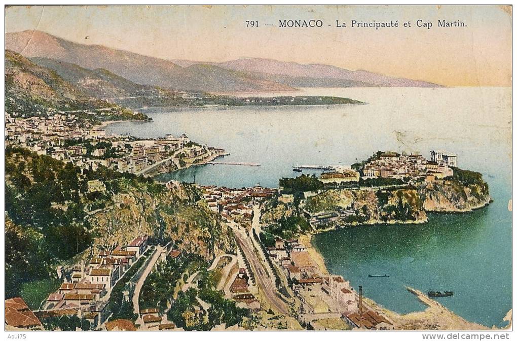 MONACO   La Prncipauté Et Cap Martin - Multi-vues, Vues Panoramiques