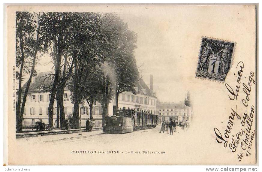 Chatillon Sur Seine    Le Tramway - Chatillon Sur Seine