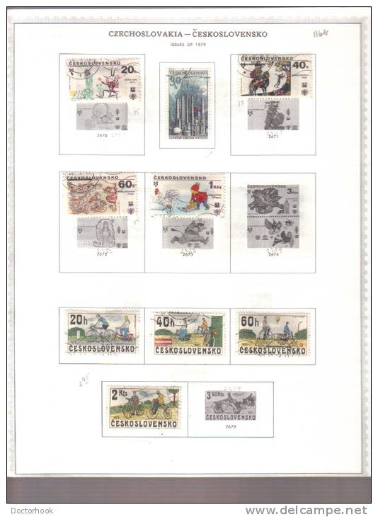 CZECHOSLOVAKIA    Collection Of  Mounted Mint And Used As Per Scan. ( 6 SCANS) - Collections, Lots & Séries