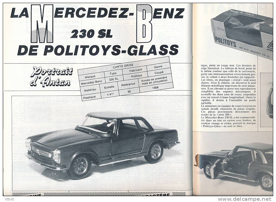 AUTOMOBILE MINIATURE, n° 34 (mars 1987) : Buick Solido, Jaguar Burago, Politoys, Oldtimer de Schuco, Marché miniature...