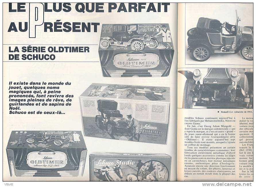 AUTOMOBILE MINIATURE, n° 34 (mars 1987) : Buick Solido, Jaguar Burago, Politoys, Oldtimer de Schuco, Marché miniature...