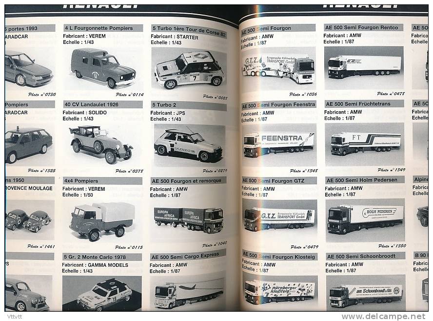 Rare AUTOMOBILE MINIATURE, Hors-Série Annuel (1993) : Classement par marques de fabricants et d'automobiles , 252 pages