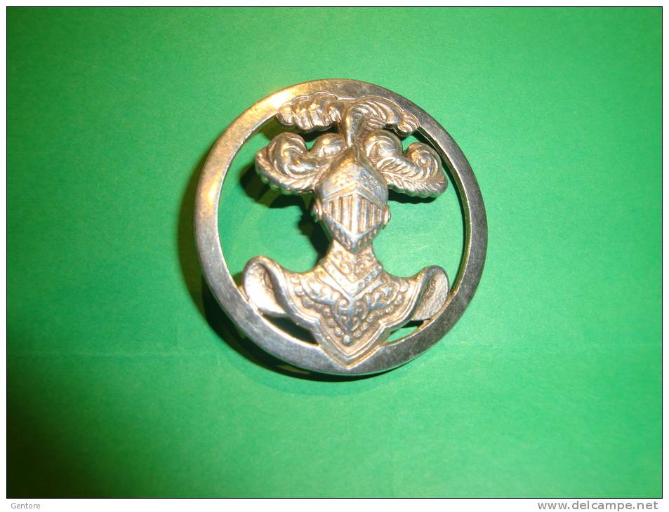 FRANCE Beautiful Silver?? Circular  Badge Of The French Army "Corazzier"i Made By Drago 2 Photo - Heer