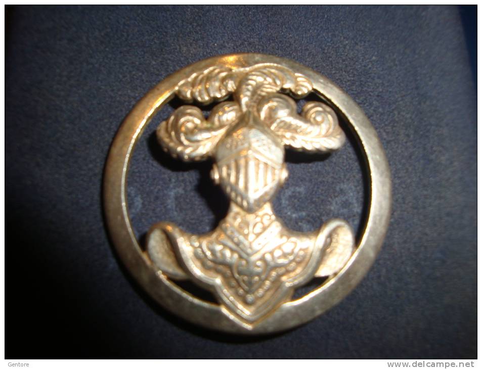 FRANCE Beautiful Silver?? Circular  Badge Of The French Army "Corazzier"i Made By Drago 2 Photo - Heer