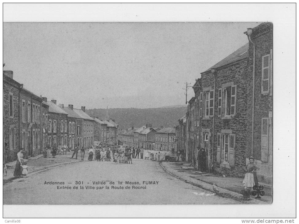 ARDENNES.FUMAY.ENTREE DE LA VILLE. - Fumay