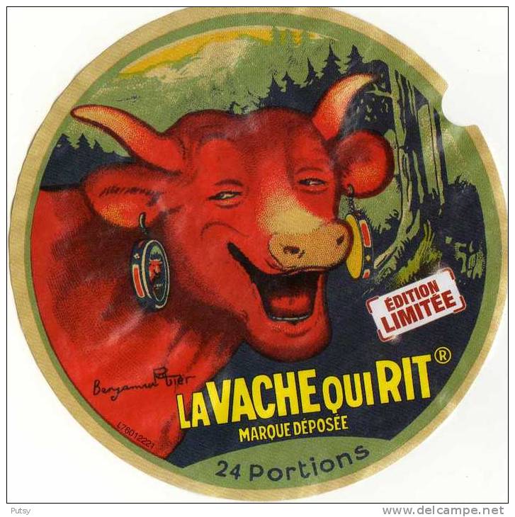 Etiquette "LA VACHE QUI RIT" - Fromage