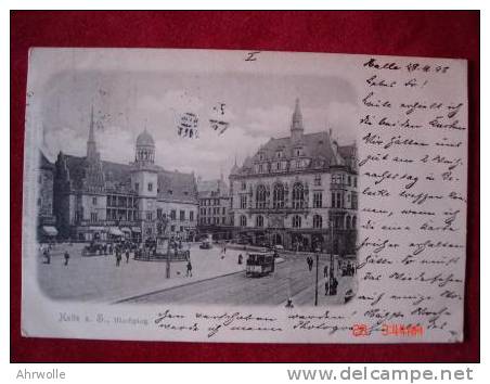 AK Halle An Der Saale Marktplatz 1898 - Halle (Saale)
