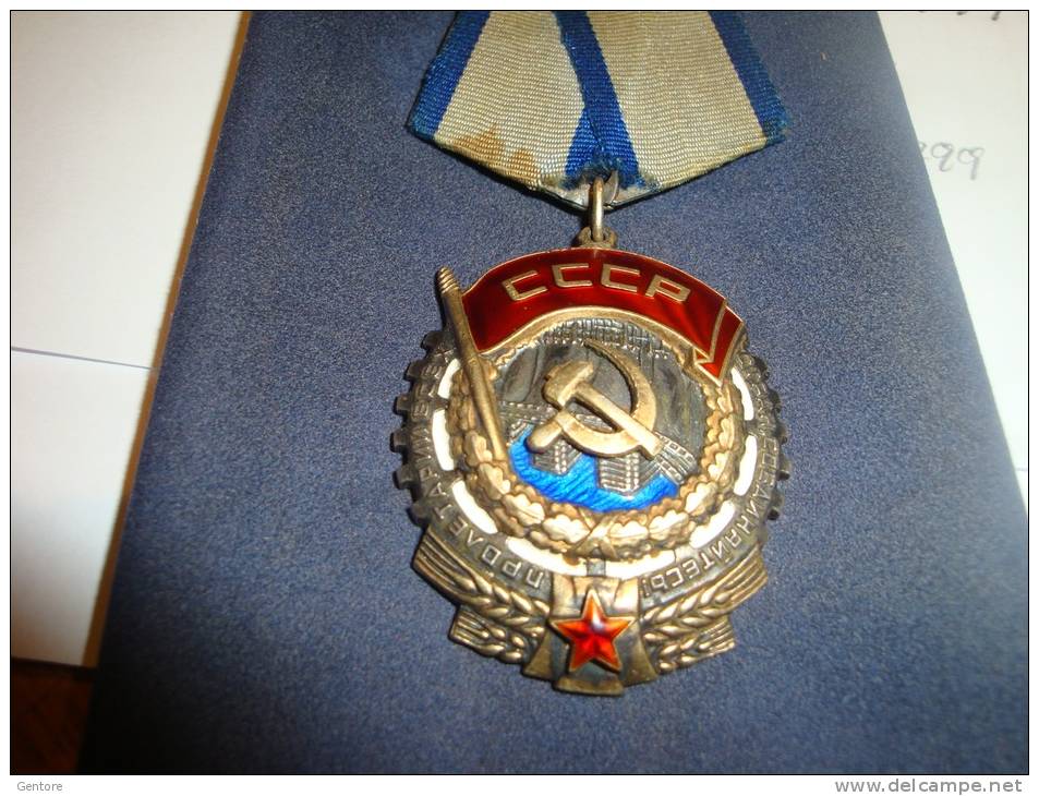 RUSSIA Order Of The Red Banner Of Labour Size 49x39mm Number On The Reserve Is 1927992 Perfect Condition 3  Photo - Russie