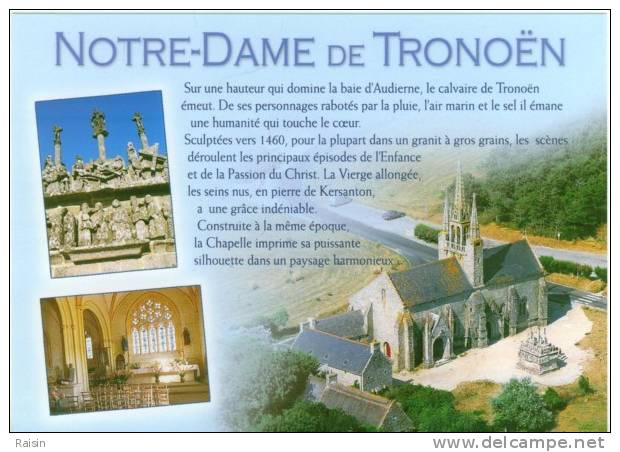 29 Saint-Jean -Trolimon Notre-Dame De Tronoen Chapelle Gothique Grand Calvaire Le Plus Ancien De Bretagne TBE - Saint-Jean-Trolimon