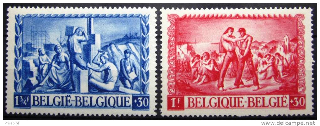 BELGIQUE            N°  697/698         NEUF** - Unused Stamps