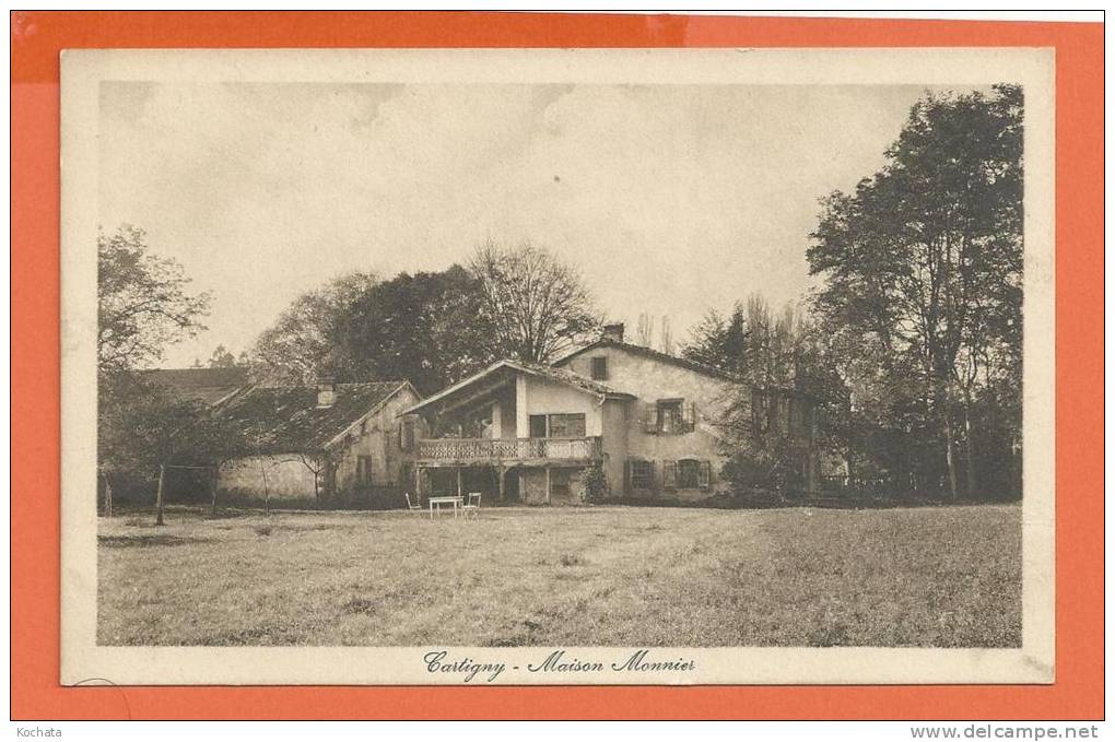 Q263, Cartigny, Maison Monnier, Non Circulée - Cartigny