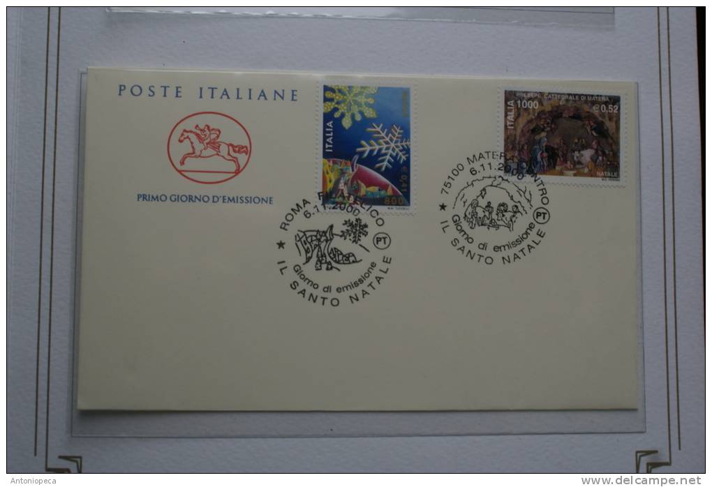 ITALY 2000 - FOLDER "NATALE 2000" - Pochettes