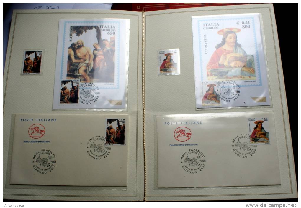 ITALY 2000 - FOLDER "GIUBILEO DEL 2000"  JUBILEE  2000, IN ORIGINAL FOLDER