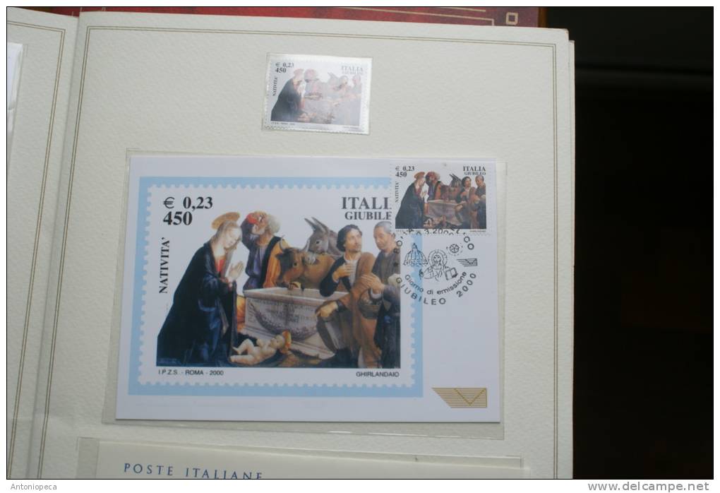 ITALY 2000 - FOLDER "GIUBILEO DEL 2000"  JUBILEE  2000, IN ORIGINAL FOLDER