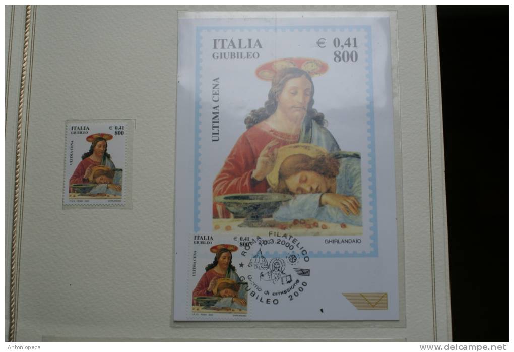 ITALY 2000 - FOLDER "GIUBILEO DEL 2000"  JUBILEE  2000, IN ORIGINAL FOLDER