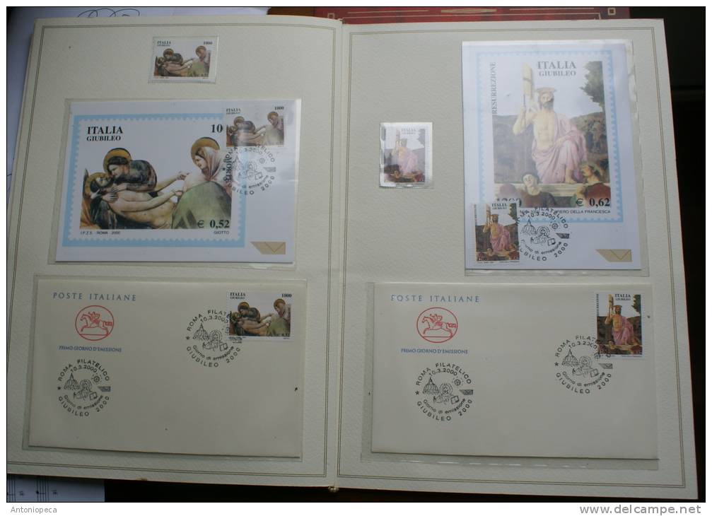 ITALY 2000 - FOLDER "GIUBILEO DEL 2000"  JUBILEE  2000, IN ORIGINAL FOLDER