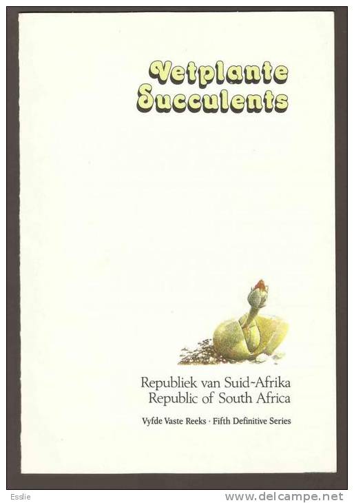 South Africa RSA FDC 1988 5.1 5th Definitive Succulents - Lettres & Documents