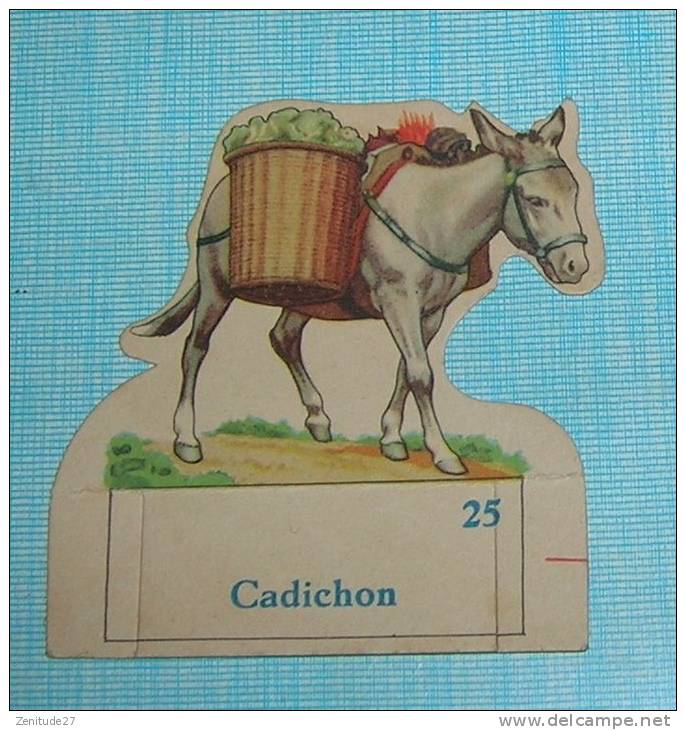 Découpis " La Vache Serieuse " Theme Les Animaux - CADICHON N°25 - Animaux