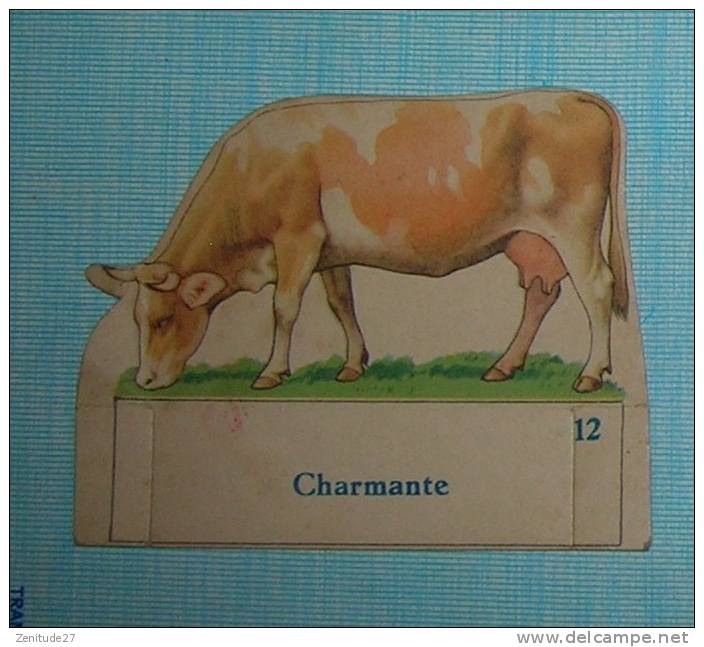 Découpis " La Vache Serieuse " Le Petit Grosjean - Theme La Ferme - CHARMANTE N°12 - Animales
