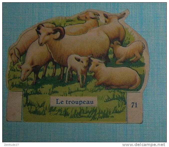 Découpis " La Vache Serieuse " Le Petit Grosjean - Theme La Ferme - LE TROUPEAU N°71 - Animali