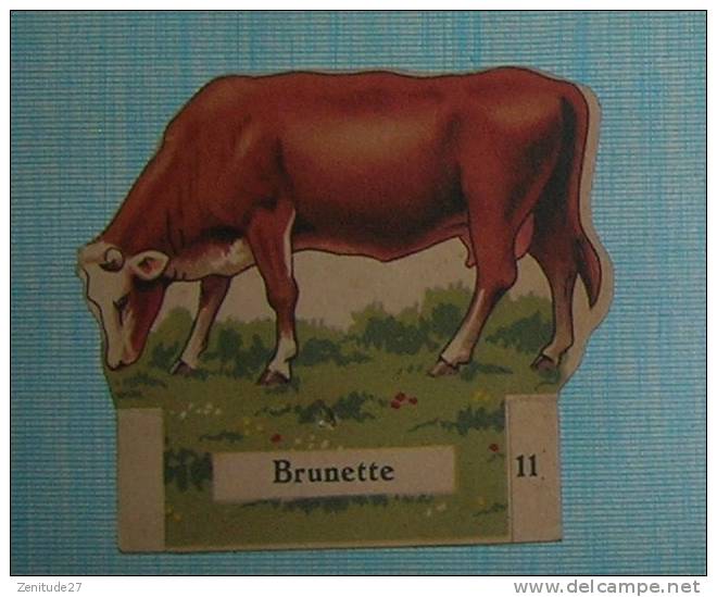 Découpis " La Vache Serieuse " Le Petit Grosjean - Theme La Ferme - BRUNETTE N°11 - Animals