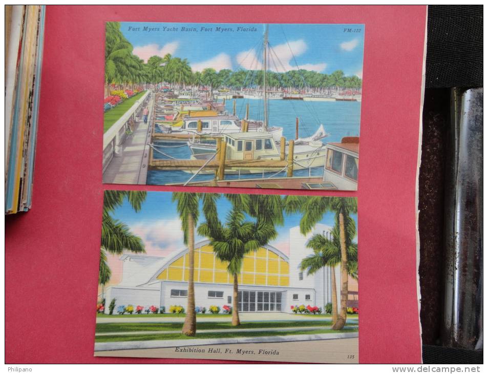 4 Different View Linen  FL - Florida > Fort Myers   Not Mailed        Ref 740 - Fort Myers