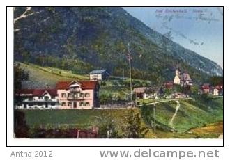 Litho Bad Reichenhall Nonn Bauernhaus Fahne Flagge 18.7.1919 - Bad Reichenhall