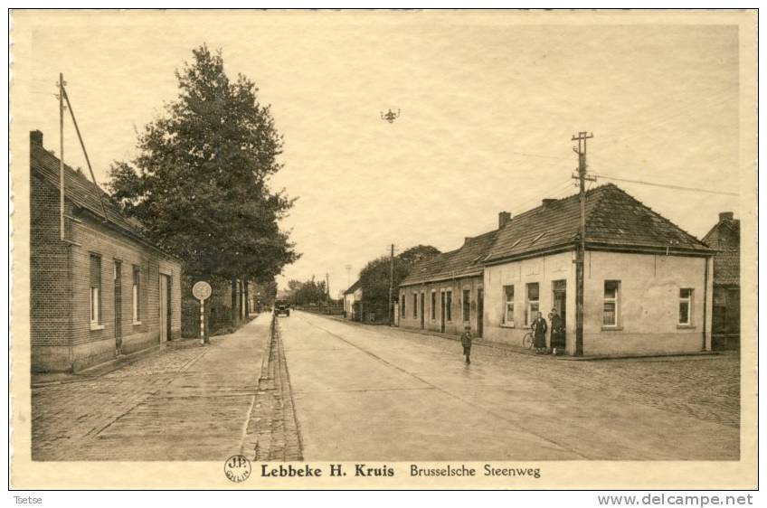 Lebbeke H. Kruis - Brusselsche Steenweg  ( Verso Zien ) - Lebbeke