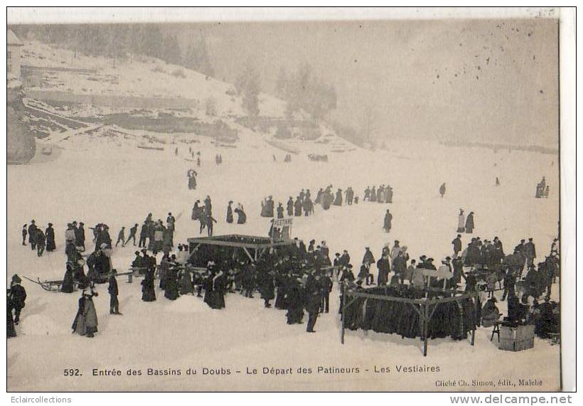 Départ Des Patineurs    Sport D'hiver   Editeur De De Maiche - Autres & Non Classés