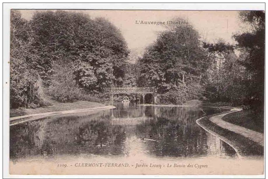 CPA/F384/CLERMONT FERRAND JARDIN LECOCQ BASSIN DES CYGNES - Clermont Ferrand