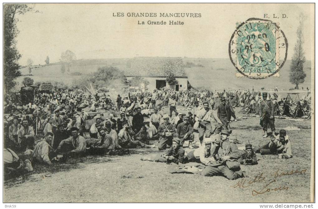 LES GRANDES MANOEUVRES - LA GRANDE HALTE - Manoeuvres