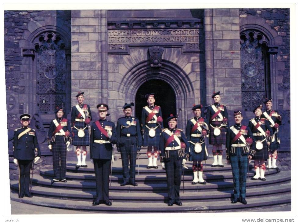 (444) Scottish National War Memorial - Scottish Regimental Sergeant Majots In 1955 - Monumentos A Los Caídos